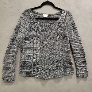 Guilty Cable‎ Knit Sweater Women's SIze Large Warm Cozy Chunky Pullover Casual
